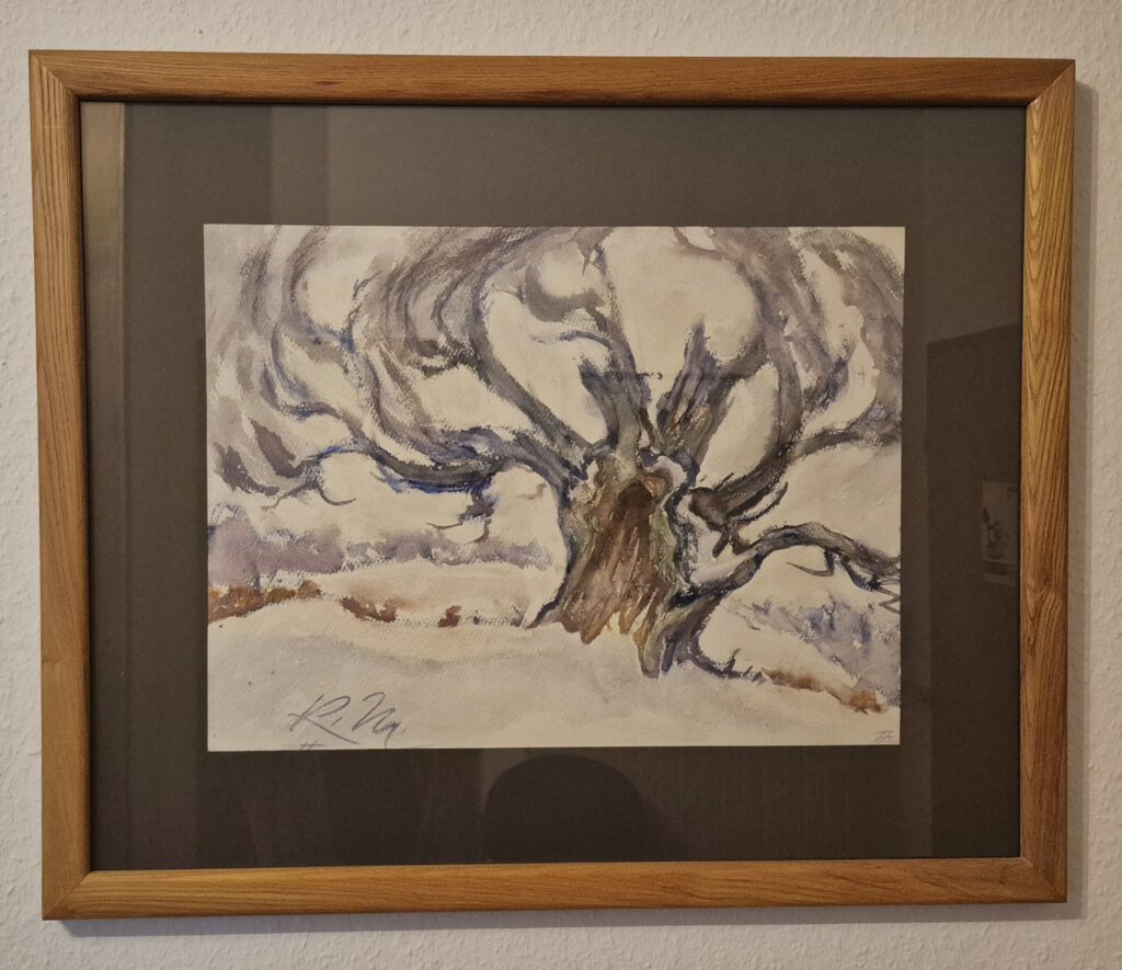 Baum im Winter, Robert Müller-Alsfeld